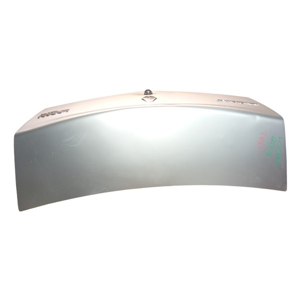 Tampa Traseira Renault Logan 2008 Detalhes Usado Cinza