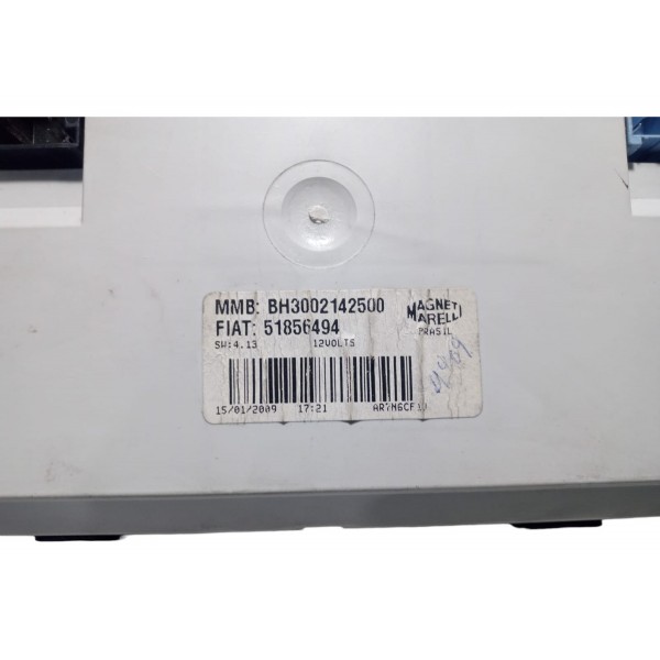 Painel Instrumento Fiat Palio Weekend 2009 Cinza-escuro