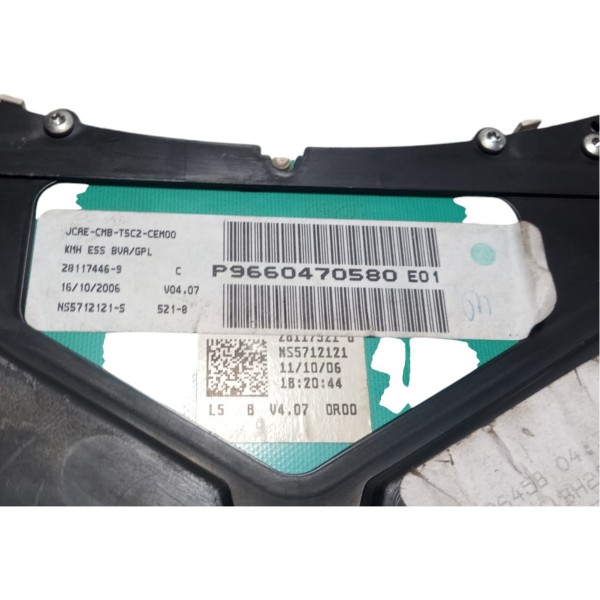 Painel De Instrumento Peugeot 307 2006 Preto