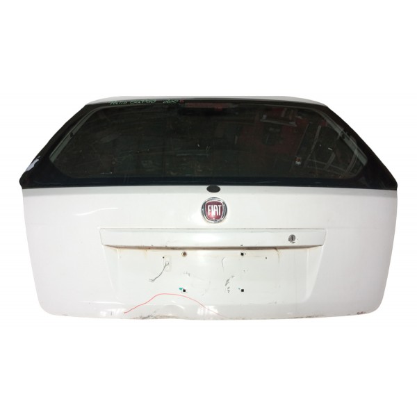 Tampa Traseira Fiat Palio Sapão 2008 Detalhes Usado Branco