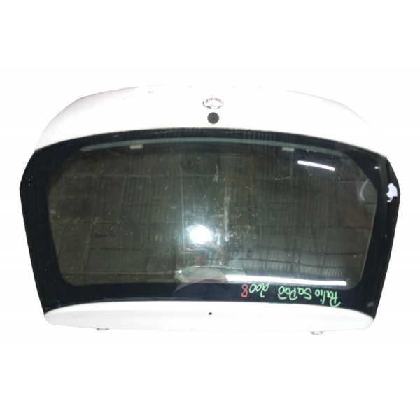 Tampa Traseira Fiat Palio Sapão 2008 Detalhes Usado Branco