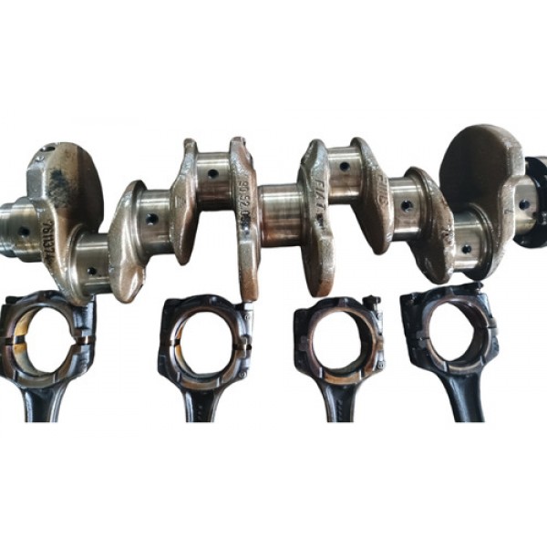 Virabrequim Bielas E Pistões Fiat Palio Fiasa 1.0 8v Std