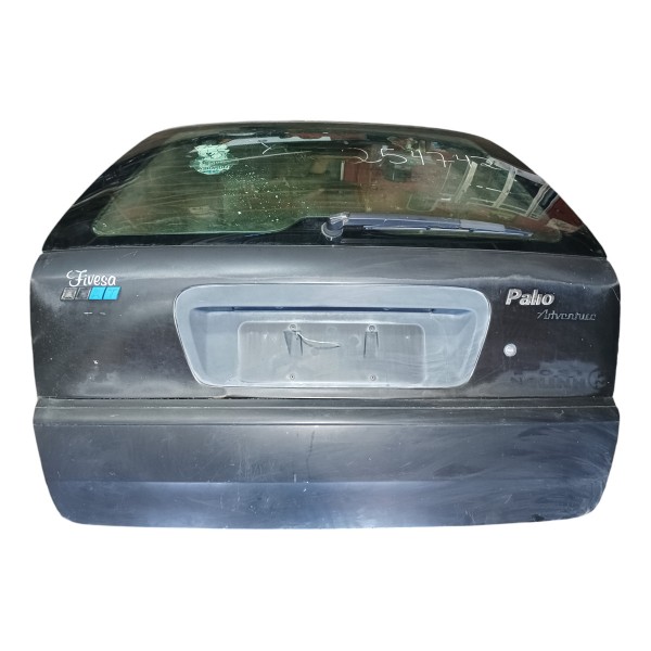 Tampa Traseira Fiat Palio Weekend 2002 Usado Preto