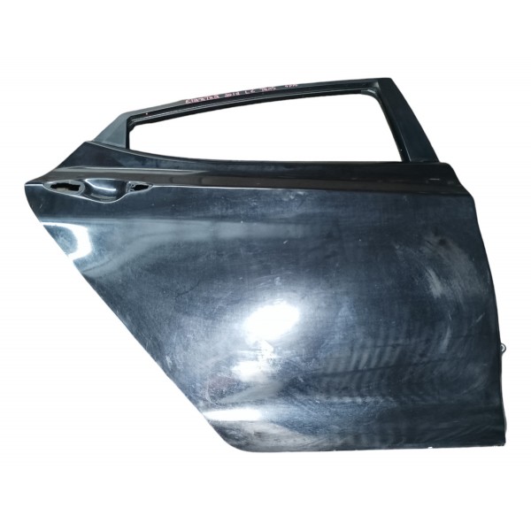 Porta Traseira Hyundai Elantra Direito 2012 4p Traseira Direito Preto