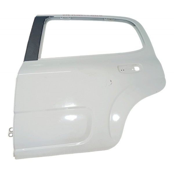 Porta Traseira Fiat Uno Vivace Esquerda 2013 4p Usado Traseira Esquerdo Branco