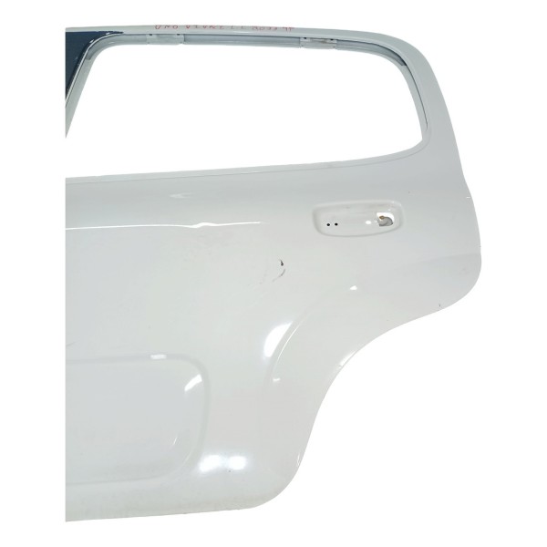 Porta Traseira Fiat Uno Vivace Esquerda 2013 4p Usado Traseira Esquerdo Branco
