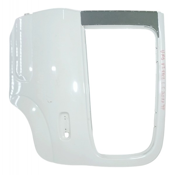 Porta Traseira Fiat Uno Vivace Esquerda 2013 4p Usado Traseira Esquerdo Branco