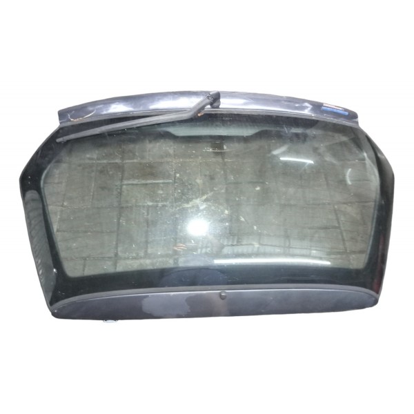 Tampa Traseira Fiat Palio 2002 Com Vidro Usado Verde-claro