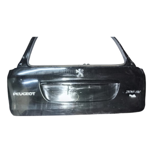 Tampa Traseira Porta Malas Peugeot 206 Sw Sem Vidro Usado Preto