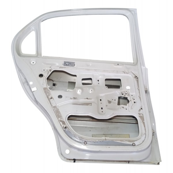 Porta Traseira Vw Gol G5 2009 Esquerda 4p Usada Traseira Esquerdo Branco
