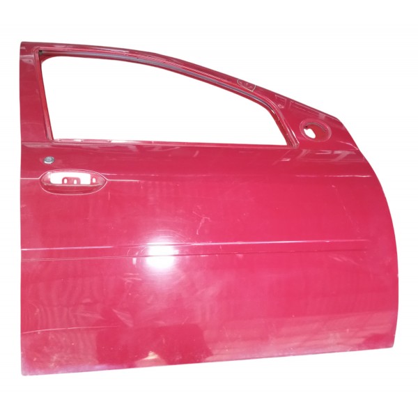 Porta Renault Logan 2010 Dianteira Direita 4p Usado Dianteira Direita Vermelho