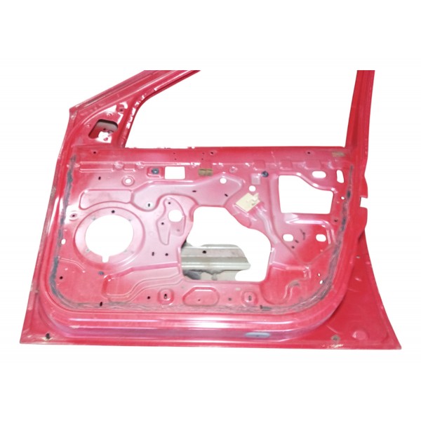 Porta Renault Logan 2010 Dianteira Direita 4p Usado Dianteira Direita Vermelho