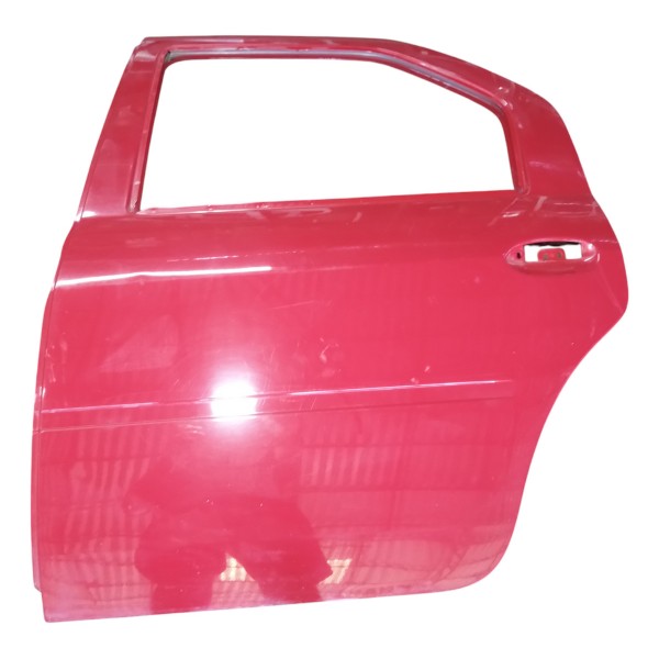 Porta Renault Logan 2010 Esquerda Traseira 4p Usado Traseira Esquerdo Vermelho