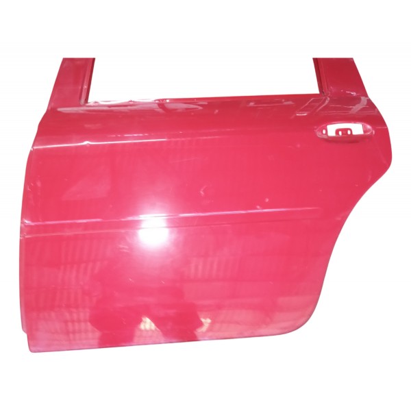 Porta Renault Logan 2010 Esquerda Traseira 4p Usado Traseira Esquerdo Vermelho