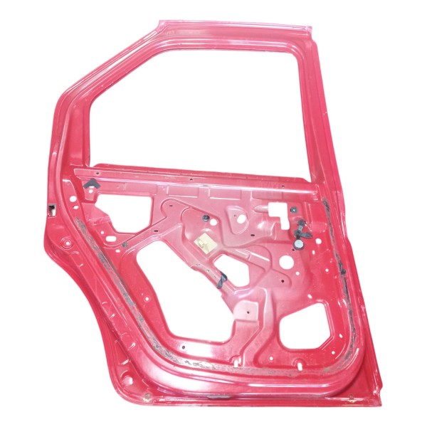 Porta Renault Logan 2010 Esquerda Traseira 4p Usado Traseira Esquerdo Vermelho