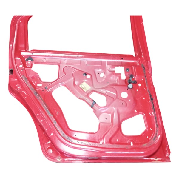 Porta Renault Logan 2010 Esquerda Traseira 4p Usado Traseira Esquerdo Vermelho