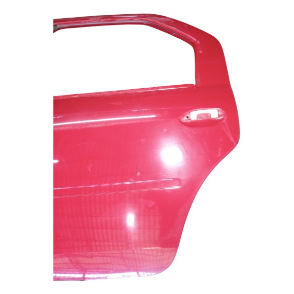 Porta Renault Logan 2010 Esquerda Traseira 4p Usado Traseira Esquerdo Vermelho