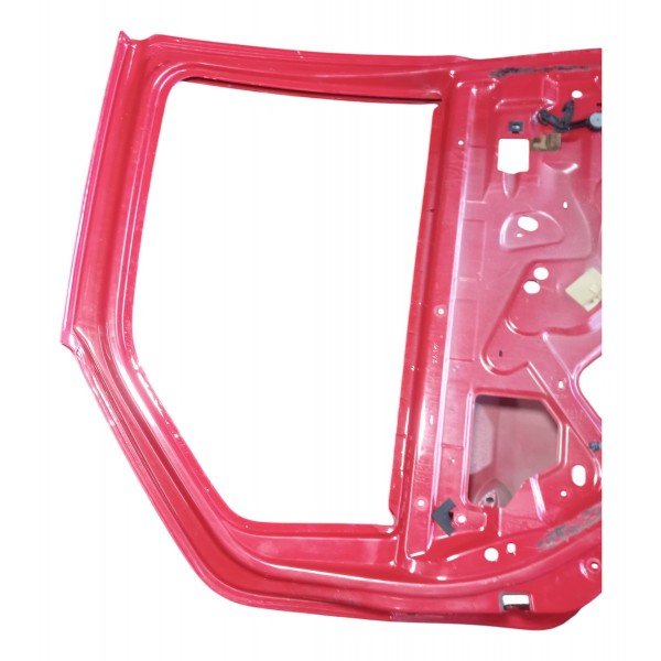 Porta Renault Logan 2010 Esquerda Traseira 4p Usado Traseira Esquerdo Vermelho