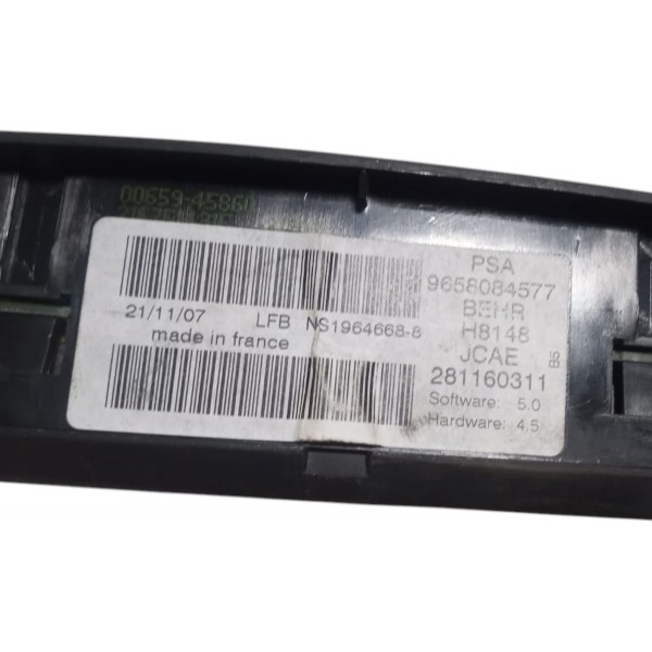 Comando Ar Condicionado Citroen C4 Pallas 2010