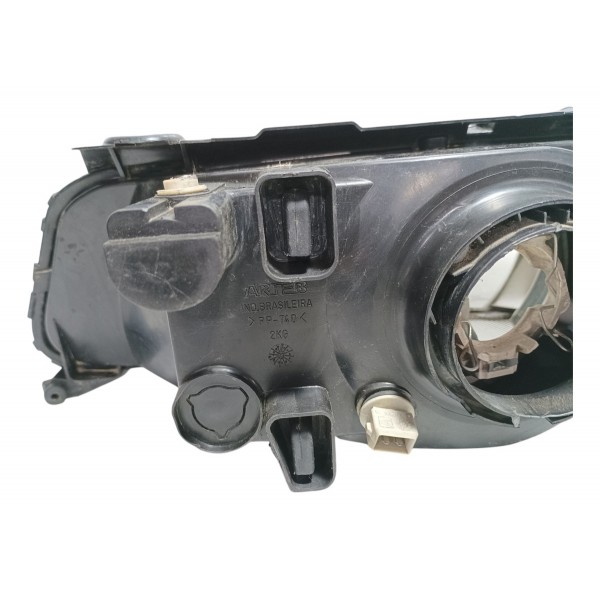 Farol Lado Direito Cromado Simples Vw Gol G3 2003