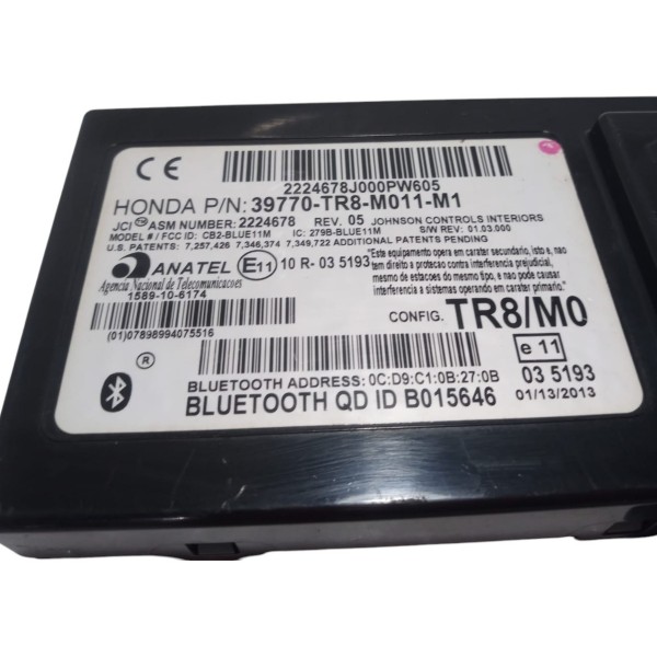 Módulo Bluethooth Honda Civic 2014
