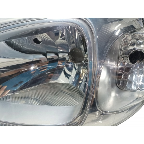 Farol Lado Esquerdo Cromado Simples Fiat Uno Vivace 2014 Esquerdo/motorista