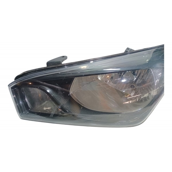 Farol Lado Esquerdo Máscara Negra Hyundai Hb20 Recuperado Esquerdo/motorista