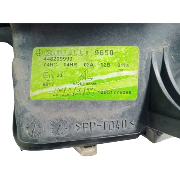 Farol Lado Direito Fiat Doblo 2008 Recuperado Direito/passageiro