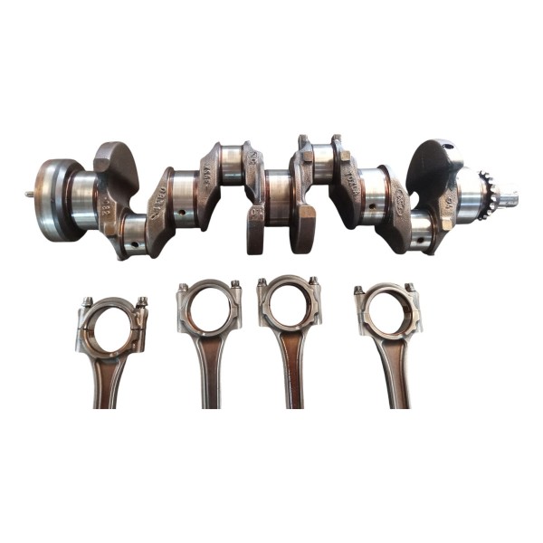 Virabrequim Pistão E Bielas Ford Fiesta 1.0 8v 2002 Md Std