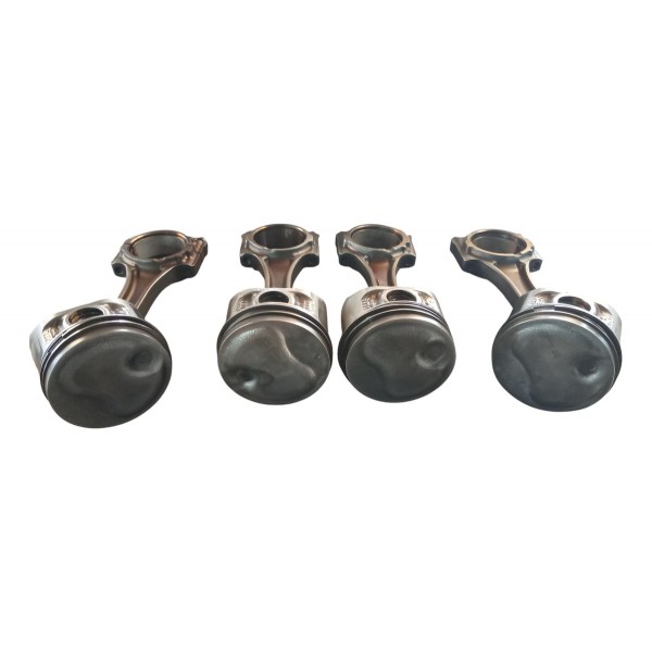 Virabrequim Pistão E Bielas Ford Fiesta 1.0 8v 2002 Md Std