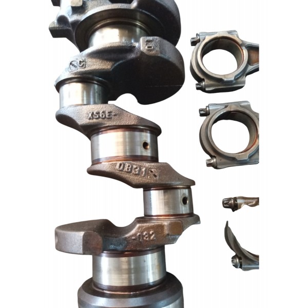 Virabrequim Pistão E Bielas Ford Fiesta 1.0 8v 2002 Md Std