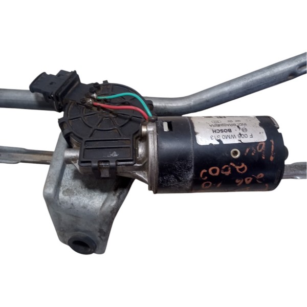 Motor Limpador Parabrisa Dianteira Peugeot 206 1.0 16v 2004