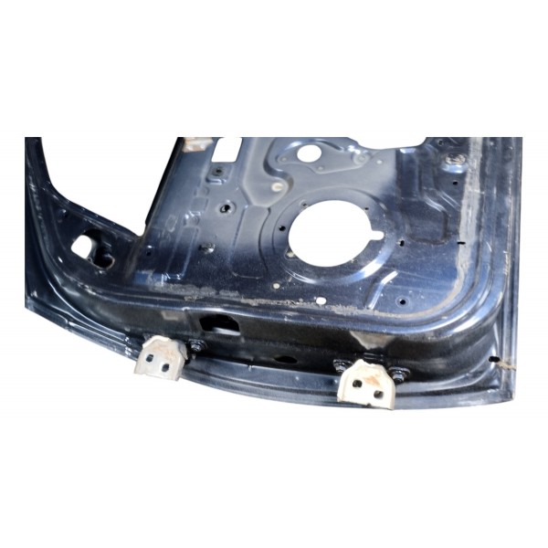 Porta Dianteira Sandero Lado Direito Usado Para Recuperar Dianteira Direito Azul