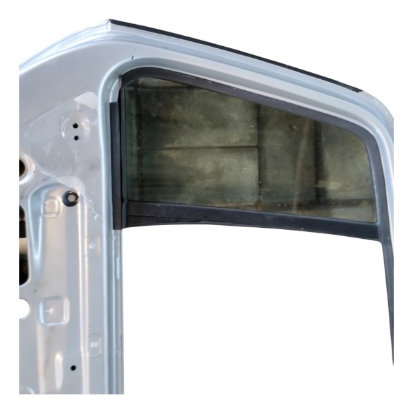 Porta Traseira  Esquerdo Vw Spacefox 2014 Usado Com Detalhes Traseira Esquerdo Prateado