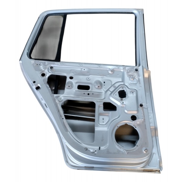 Porta Traseira  Esquerdo Vw Spacefox 2014 Usado Com Detalhes Traseira Esquerdo Prateado