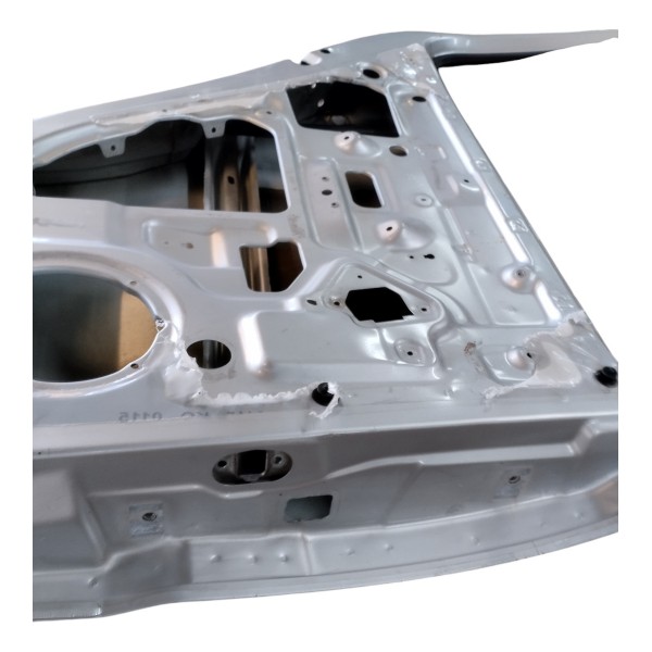 Porta Traseira  Esquerdo Vw Spacefox 2014 Usado Com Detalhes Traseira Esquerdo Prateado