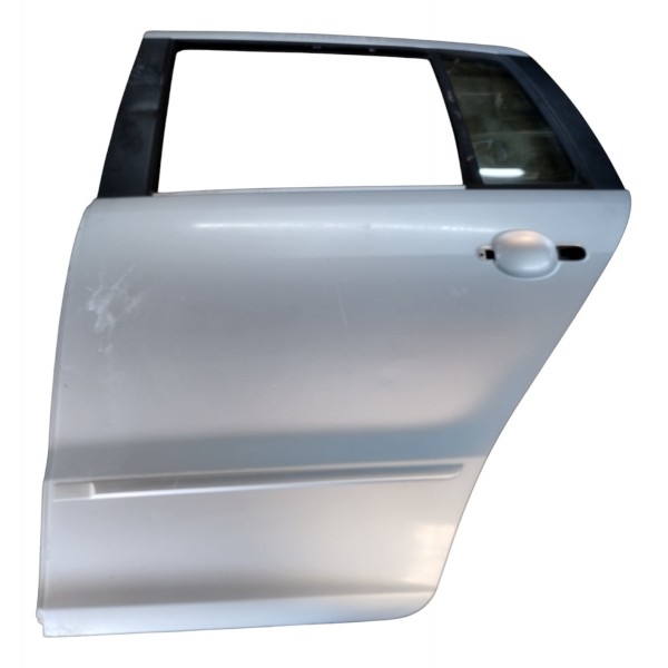 Porta Traseira  Esquerdo Vw Spacefox 2014 Usado Com Detalhes Traseira Esquerdo Prateado