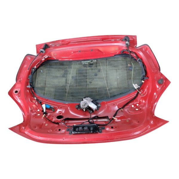 Tampa Traseira Porta Malas Com Vidro Pegeot 208 2015 Vermelho