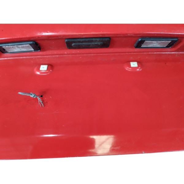 Tampa Traseira Porta Malas Com Vidro Pegeot 208 2015 Vermelho