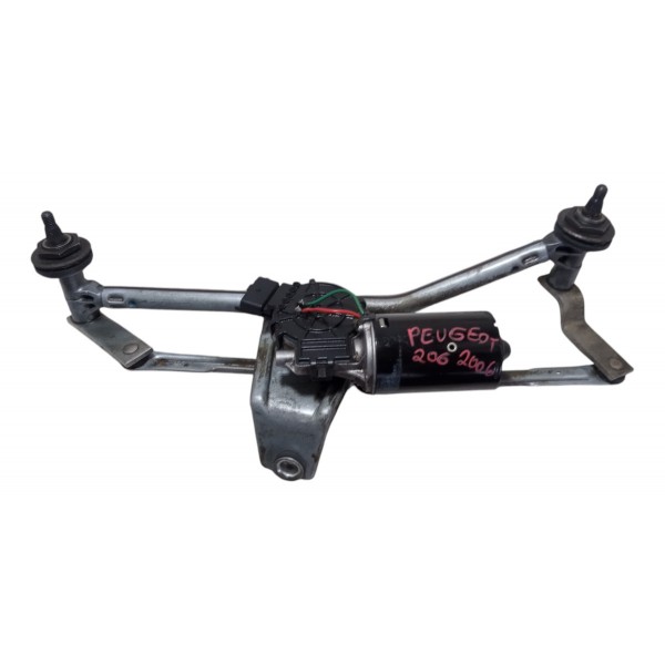 Motor Limpador Parabrisa Com Galhada Peugeot 206 2006 Usado