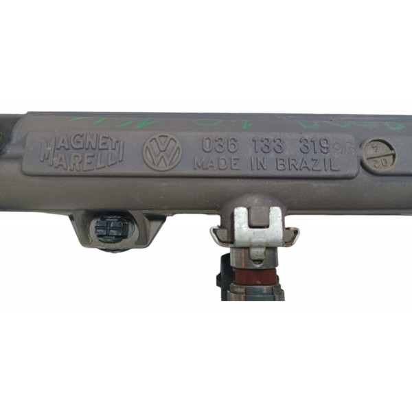 Flauta Com Bicos Injetores Vw Gol G3 1.0 16v 2002