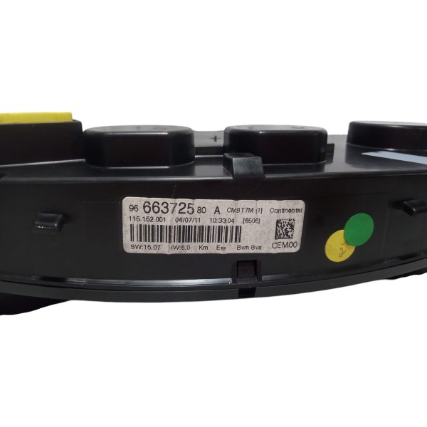 Painel Instrumento Peugeot 408 2012 Automático Branco