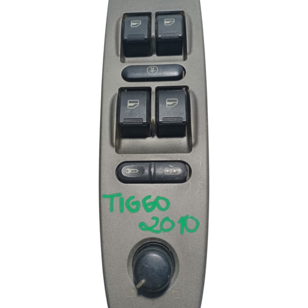 Botão Vidro Elétrico Dianteiro Esquerdo Chery Tiggo 2010