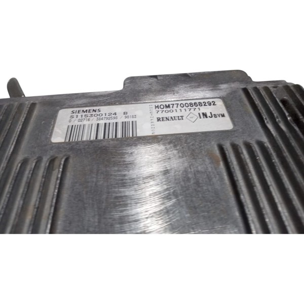 Módulo Injeção Renault Megane 1.6 8v S115300124b