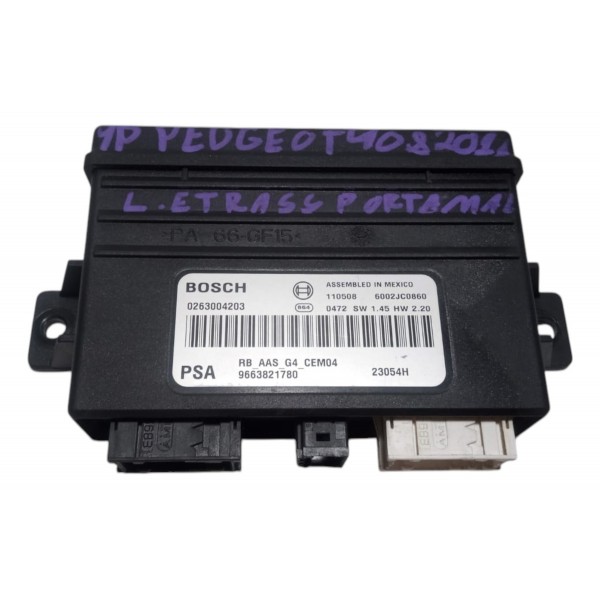 Módulo Sensor Ré Peugeot 408 2012