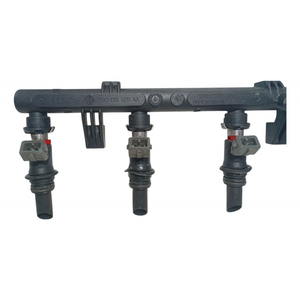 Flauta Com Bicos Injetores Vw Gol G5 1.0 8v 2009