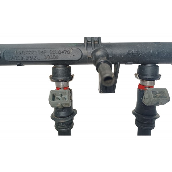 Flauta Com Bicos Injetores Vw Gol G5 1.0 8v 2009