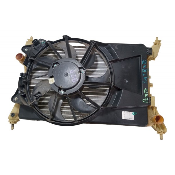 Radiador Ventoinha Com Defletor Fiat Punto 2009 1.8