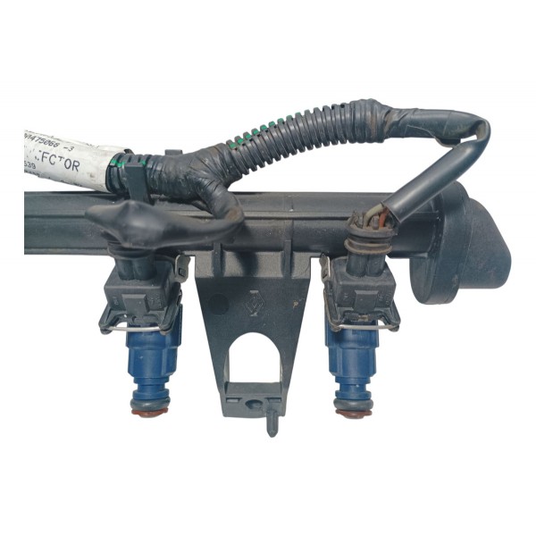 Flauta Com Bicos Injetores Renault Clio 1.0 16v 2011