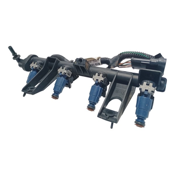 Flauta Com Bicos Injetores Renault Clio 1.0 16v 2011